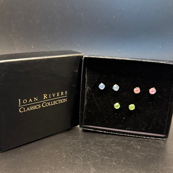 Joan Rivers Jewelry - Joan Rivers Vibrant Multicolor Stud Earrings